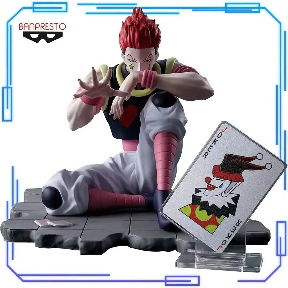 In Stock Bandai Original Genuine Banpresto Anime HUNTER×HUNTER Memorable Saga Special Hisoka 9cm Model Toy Figures Birthday Gift