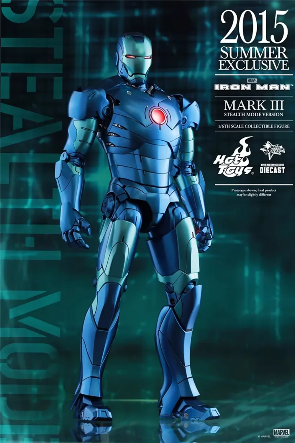 Hot Toys MMS314D12 Iron Man 1/6th scale Mark III (Stealth Mode Version) Action Figure Model Toys 33CM Collection Ornament Gift