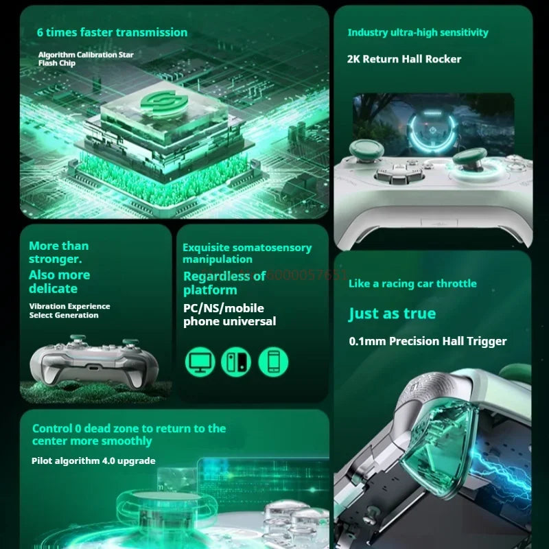 Betop Gamepads Asura 2 pro + 220g Dead Zone Hall Rocker Trigger Custom Full Button Function Supports Pc Wireless Gamepads