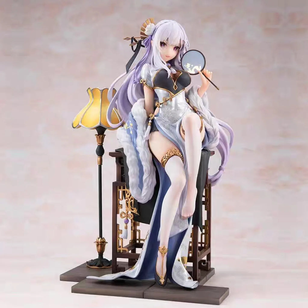 23cm Re:Life In A Different World From Zero Emilia Anime Figures Emilia Rem Action Figures Pvc Model Ornamen Toys Doll Gifts