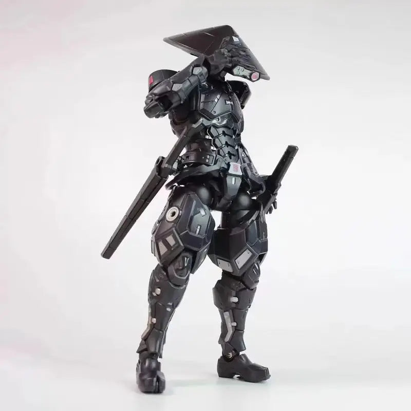 Anime Black Warrior Actionfigur Cool Snake Eye Sc001 Schwarzer Krieger mit Schwert Bewegliche Modellfigur für Kindersammlung Spielzeug