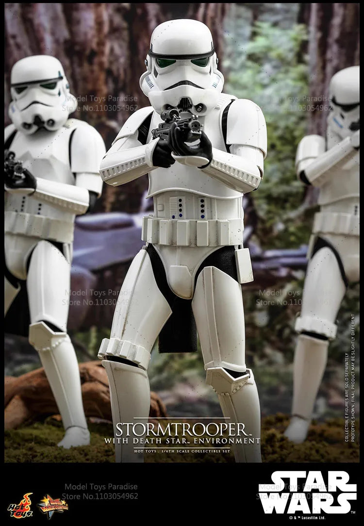 HotToys HT MMS736 1/6 Collectible Toys Stormtrooper Star Wars White Death Star Soldier 12inch Action Figure Model Fans Gifts