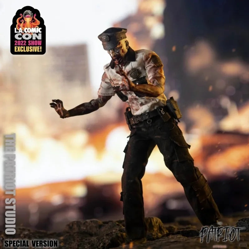 In Stock 1/12 Genuine Patriot Studio Resident Evil Police Officers Jack Clausa Moths Zombie Action Figures Collection Fan Gift