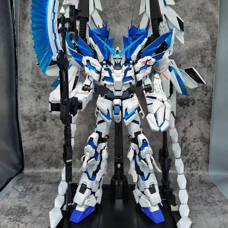 Hg 1/144 Rx-0 Unicorn Destruction Mode Assemble The Model Action Figures Explosive Armor Doll Toy Collectible Boy Halloween Gift