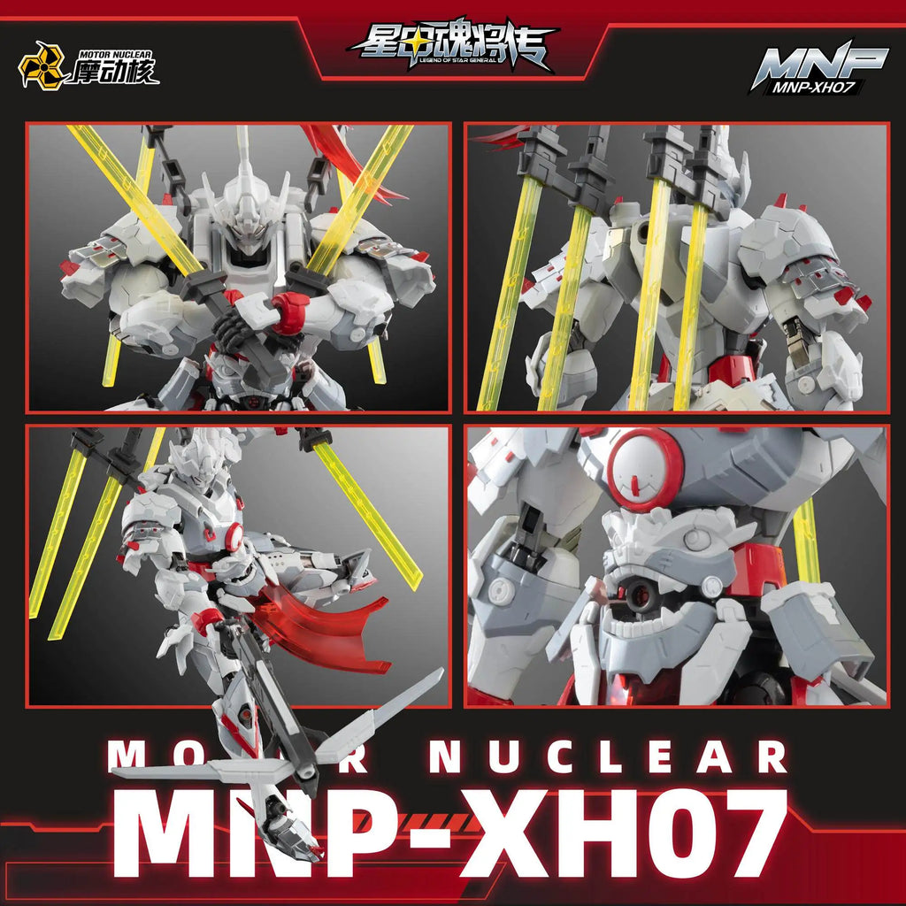 Motor Nuclear MNP XH07 Weiyuan Sword Fighting Mecha Model Alloy Joint Chinese Style Assembly Model With Stand For Adult