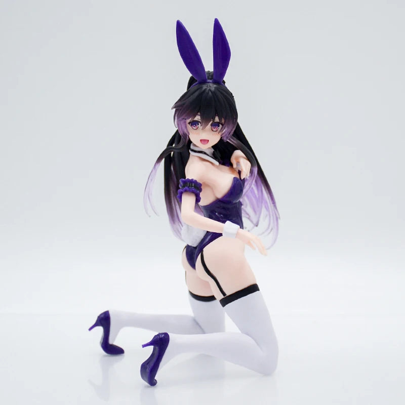 18cm Date A Live V Yatogami Tohka Anime Figure Kurumi Tokisaki Bunny Girl Action Figure Yoshino Figure Adult Model Doll Toy Gift