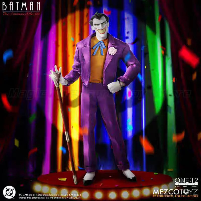 【In Stock】Mezco ONE:12 Batman Joker Animated Version 1/12 6-inch Action