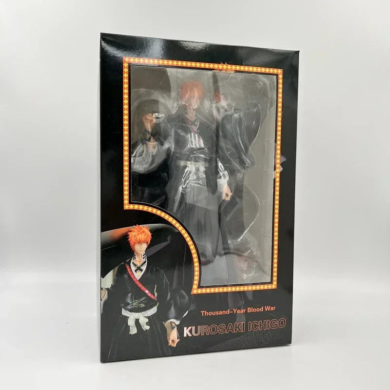 34cm BLEACH FlyLeaf Ichigo Kurosaki Anime Figure Toshiro Hitsugaya Action Figure BLEACH Figurine Collection Model Doll Toys Gift