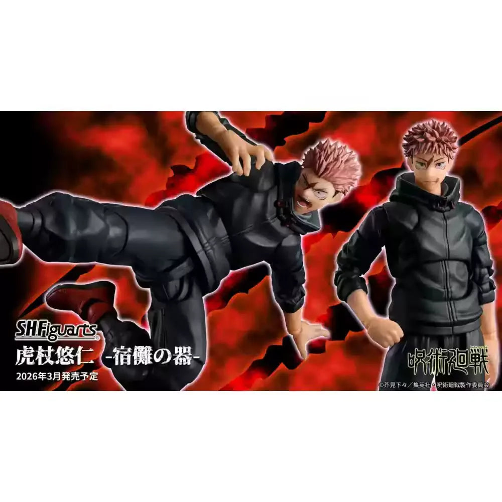 In Stock Original Bandai Sh Figuarts Jujutsu Kaisen Shf Itadori Yuji Action Figures Anime Model Toys Collectible