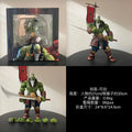 World of Warcraft Tribal Guard Orc Action Figure 1/10 Scale Collectible Hand-Made Movable Model Ornaments for Gamers And Fans