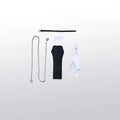 C011-EX01 1/12 Scale Gradient Lothia Elasticity Nun Uniform High Fork Jumpsuit Dress For 6in Mobile Suit Girl Action Figure Body