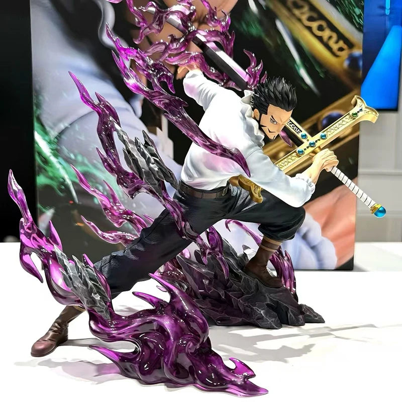 One Piece Figuren GK Rote Haare Shanks Luffy Actionfiguren Büste Modell Anime Dracule Mihawk Figur PVC Dekor Ornament Spielzeug
