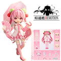 Q Version Blokees Hatsune Miku Sakura Miku Action Figure Joint Mobility Anime Assembly Figurine Toys Doll Collection Modle Gifts