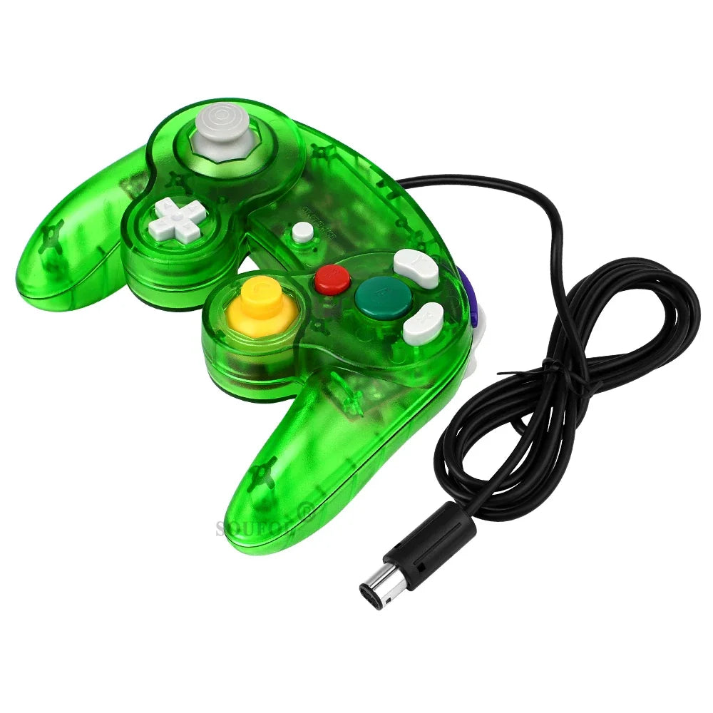 Replacement Transparent Game Controller Joystick Gamepad Wired For NGC GameCube Video Game Console Dropshpping