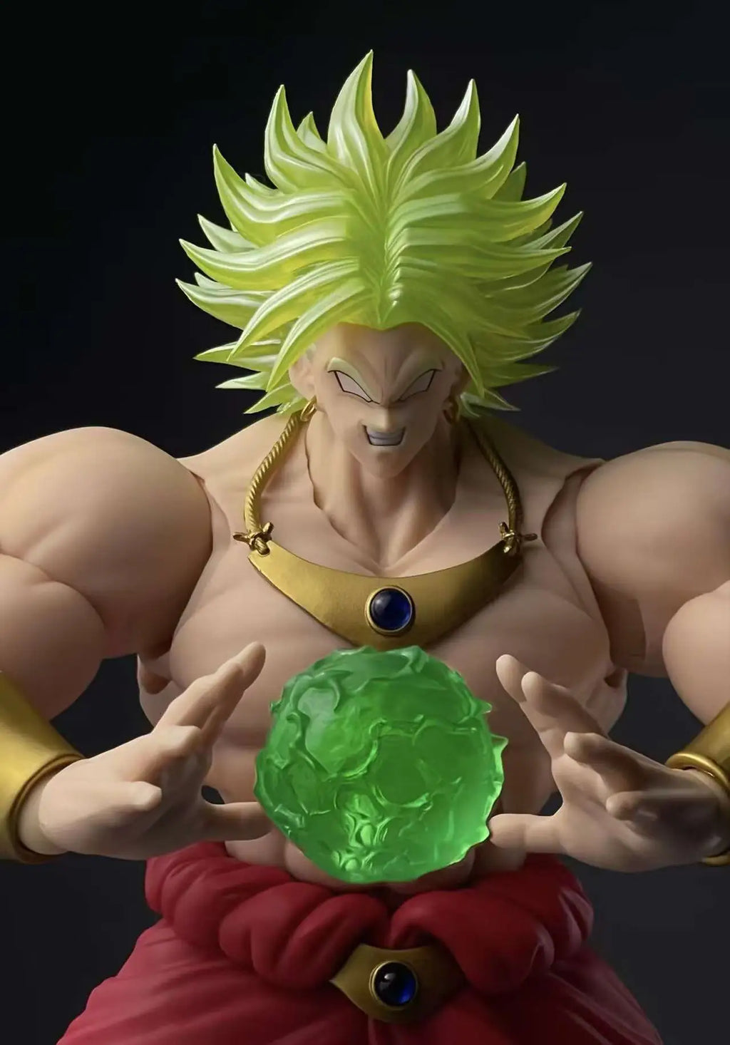 Original DKO Toys SHF Out Of Control War God Broly Broli Heads Kit Accessories Super Saiyan Dragon Ball Anime Figures Model Toys