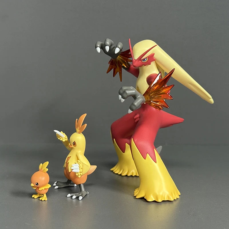 Bkm Small Anime Game Surroundings Fire Chis Evolution Up Collectible Figures Static Model Toys For Adult Fans