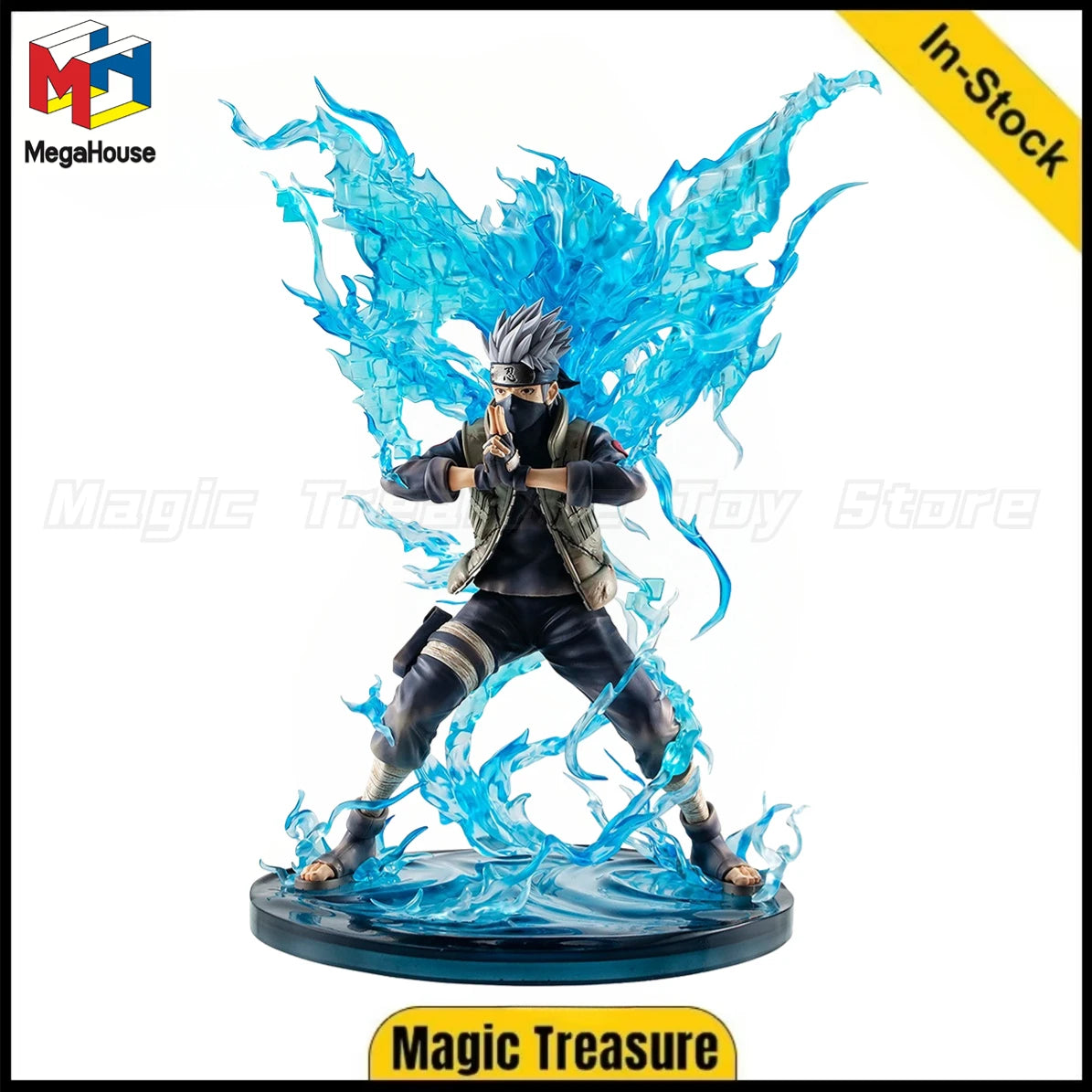 【In stock】Original MegaHouse Precious G.E.M. NARUTO Hatake Kakashi 1/8 Scale Figure Toy Ornament Gift