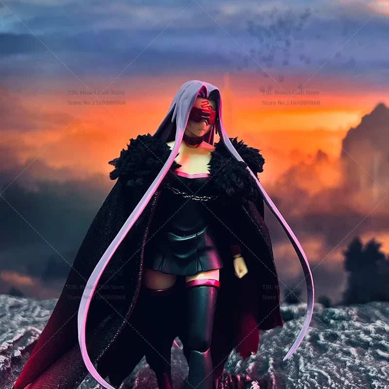 1/12 Scale Female Clothes Cloak Fate The Holy Grail War Medusa Lancer Japanese Anime For figma  6-inch Action Figure Soldier
