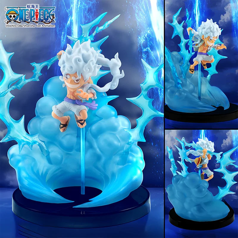 1pc Official One Piece Gear 5 Luffy Figure Statue Anime Collectible Display Model Desktop Car Decor Collection Birthday Gift.