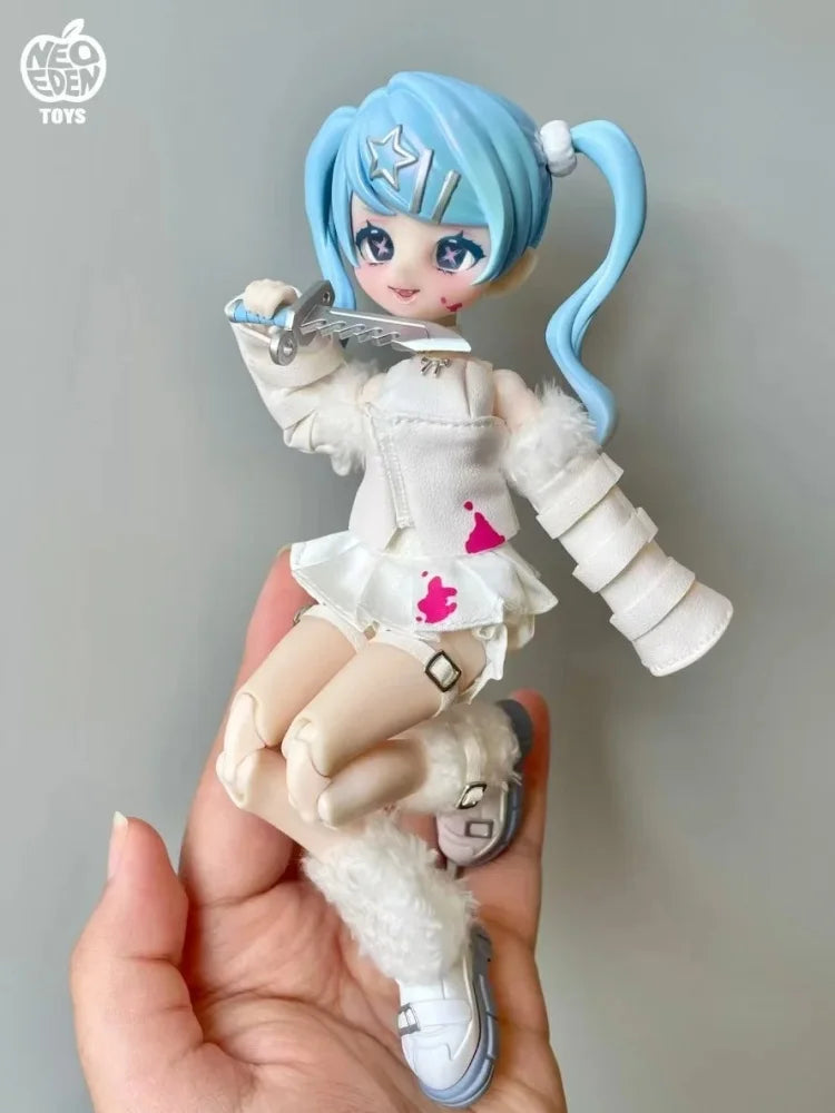 Eve Lynna Mjd Blind Box Doppelseitige Killer Serie Desktop Gelenk Action Figur Bewegliche Gelenke Ball Desktop Dekoration