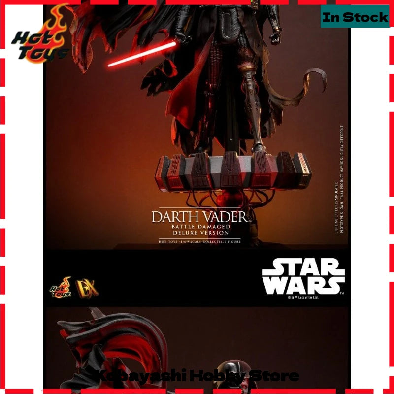 In Stock Hot Toys HT Darth Vader Damaged DX45 Deluxe Special Ver 1/6 Scale Star Wars Collectible Figure