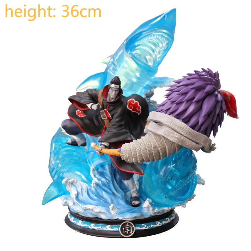 GK Naruto Kurama Chakra Mode Shippuden Anime Figurine Model Action Figure Sasuke Itachi Statue Collection Toy 35cm Kyuubi Figma