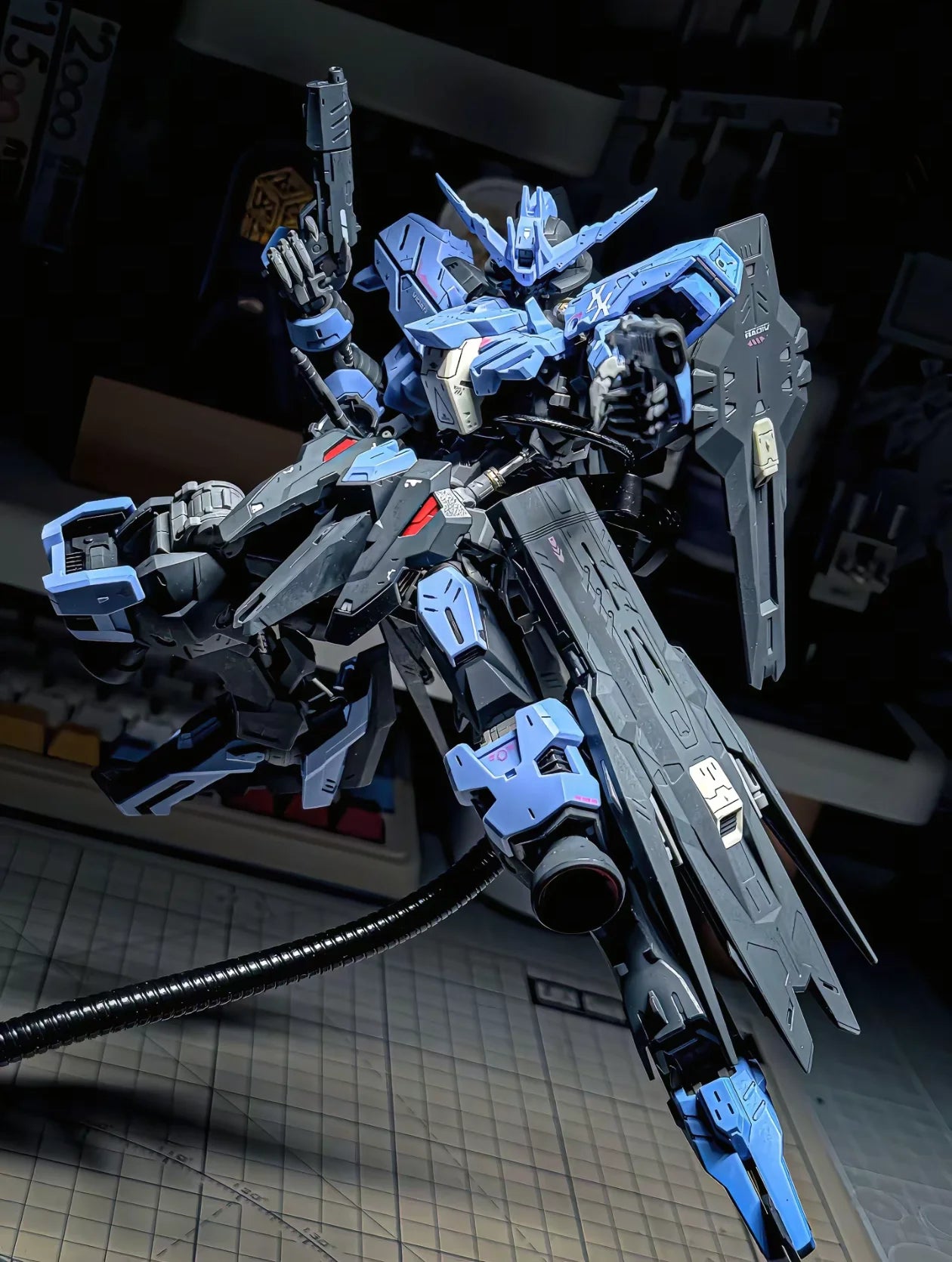 ZHONG GUO Model Vidar MG 1/100 ASW-G-XX Assembly Model Kits Action Figure Plastic Models Collectible Toy Gift