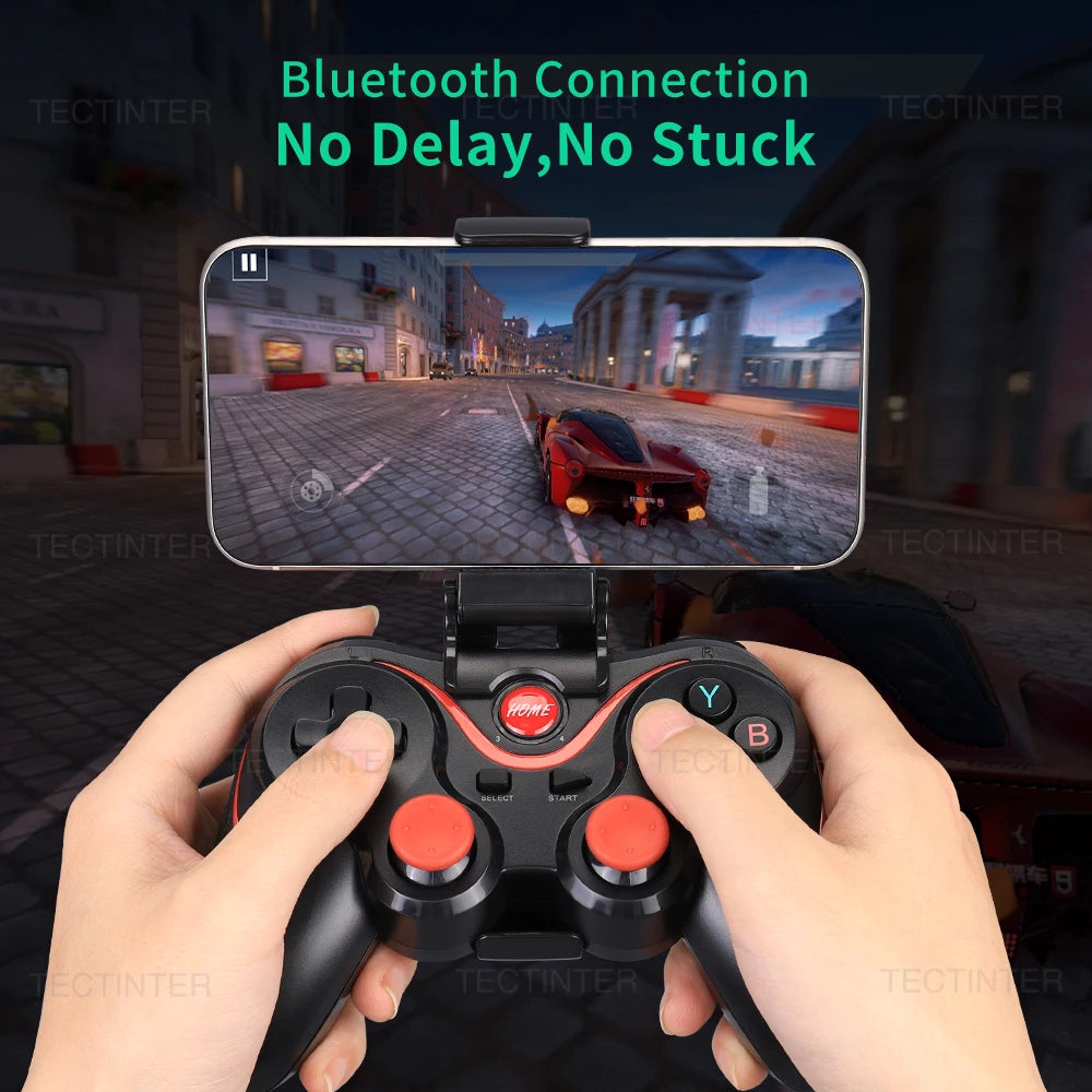Terios T3 X3 безжичен джойстик геймпад за компютър, PS3/IOS, телефон/TV бокс, Nintendo Switch, аксесоари