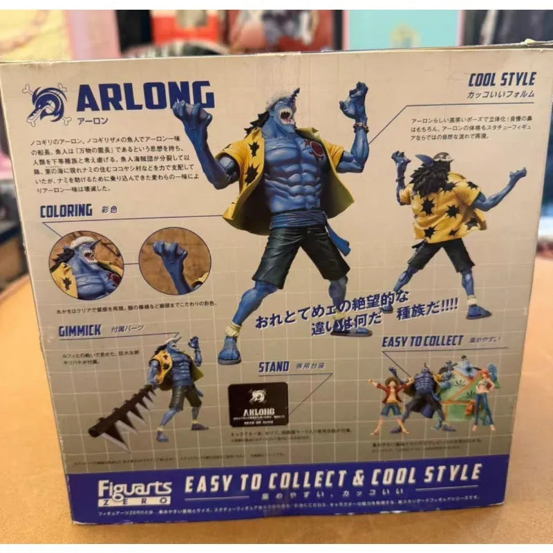 New Original BANDAI Figuarts Zero ONE PIECE Arlong Action Figure Model Toys Gift