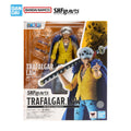Bandai One Piece Genuine Model Kit Anime Figure S.H.Figuarts Trafalgar D Water Law Action Figure Joints Movable Model Toys Gifts