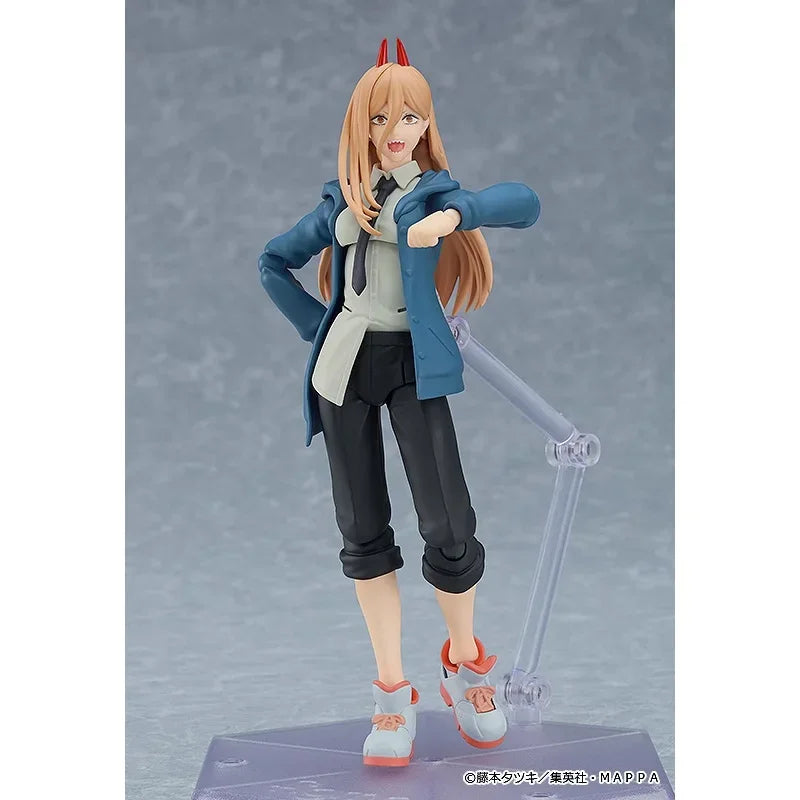 100% Original Max Factory figma No.589 POWER CHAINSAW MAN Denji PVC In Stock Anime Action Figures Model Toy Gifts