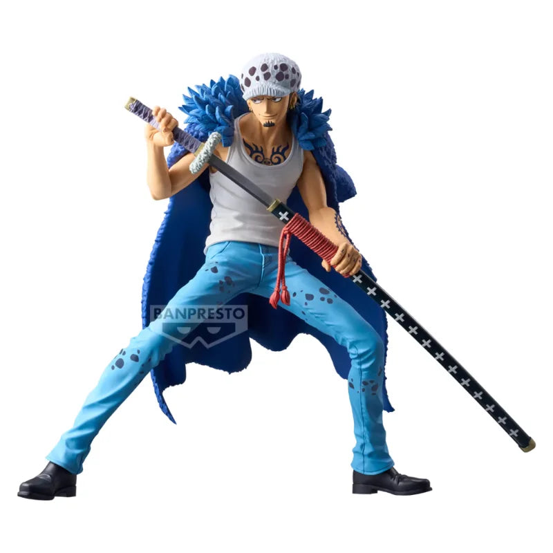 In Stock BANDAI BANPRESTO Original One Piece Grandista ROS Trafalgar Law Anime Action Figures PVC Collectible Model