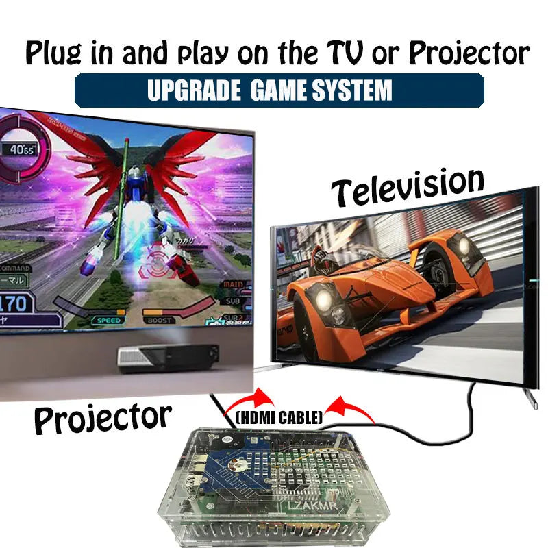 Retro U99 PRO Game Console 500GB Gaming HDD Window+Batocera 3865U 70000+Games For Wii PS2 XBOX PSP GameCube N64 Wireless handle