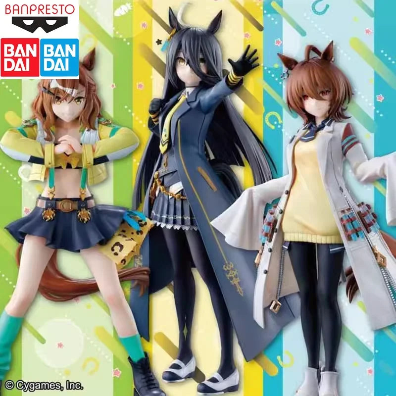 В наличност BANDAI Оригинална Ai Fantasy Horse Racing Girl Ai Li Suzi Tea House Manhattan Мобилен телефон Модел Колекция Колекция Колекционни Подаръци