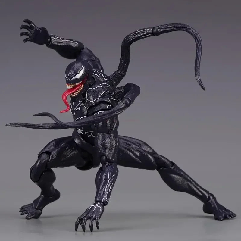 New Marvel Venom Shf Legends 20cm Action Figure Joint Movable Toys Change Face Statue Model Doll Collectible For Toy Gift