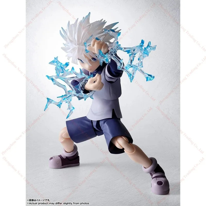 Original Bandai Shf Hunter x Hunter S.H.Figuarts Killua  In Stock Anime Action Collection Figures Model Toys