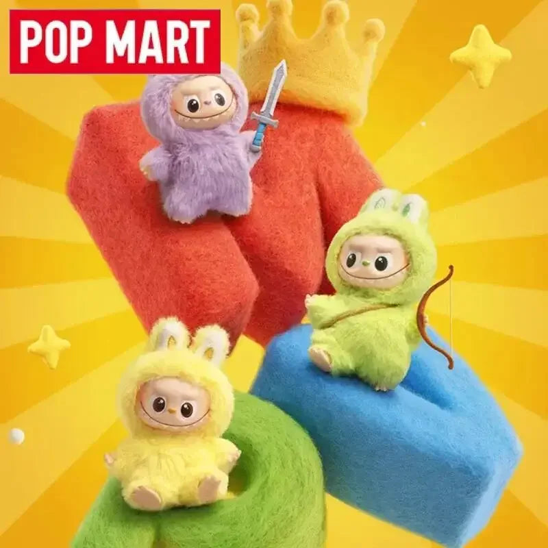 POP MART Labubu The Monsters Pin for Love Series Винилова плюшена висулка Истинска кутия за сляпо играчка за настолна украса Аниме фигурка