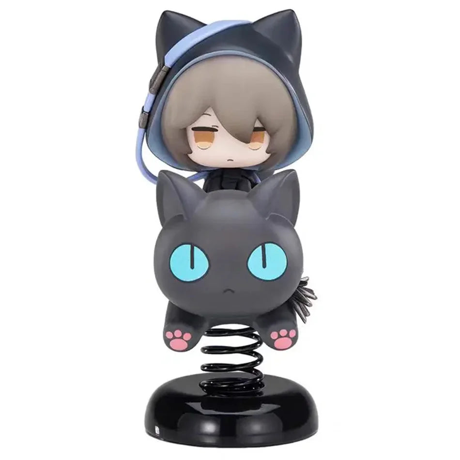 Hot Sale APEX-TOYS Arknights Happy Shake Phantom Q-version 10CM PVC Wobbler Anime Figure Collectible Gift Box for Boys Fans