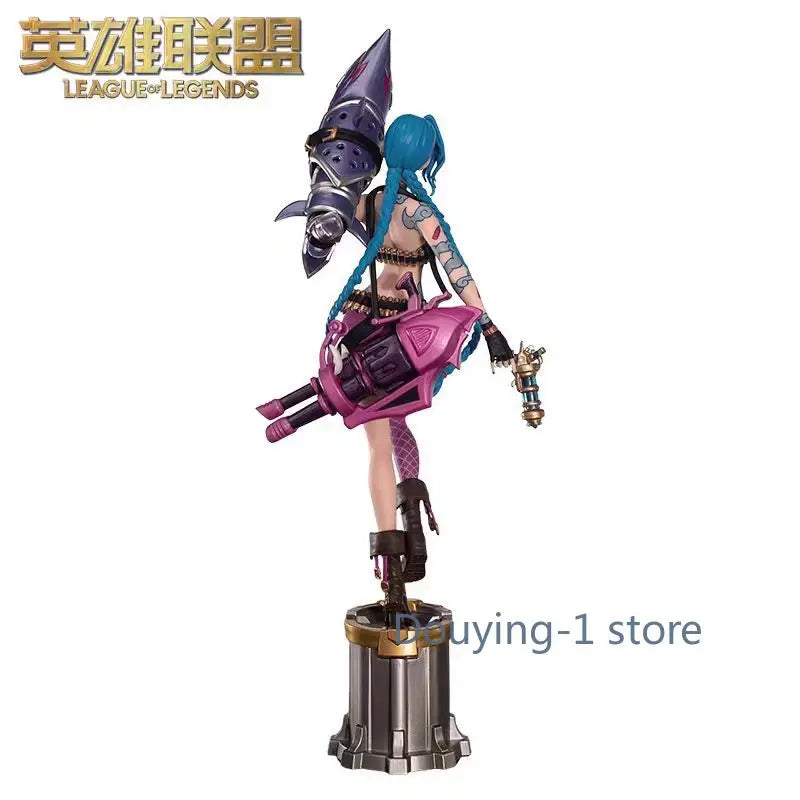 In stock League of Legends LOL CMGE joint limited edition - Jinx 3D model pen figurine ornament gaming peripheral.
