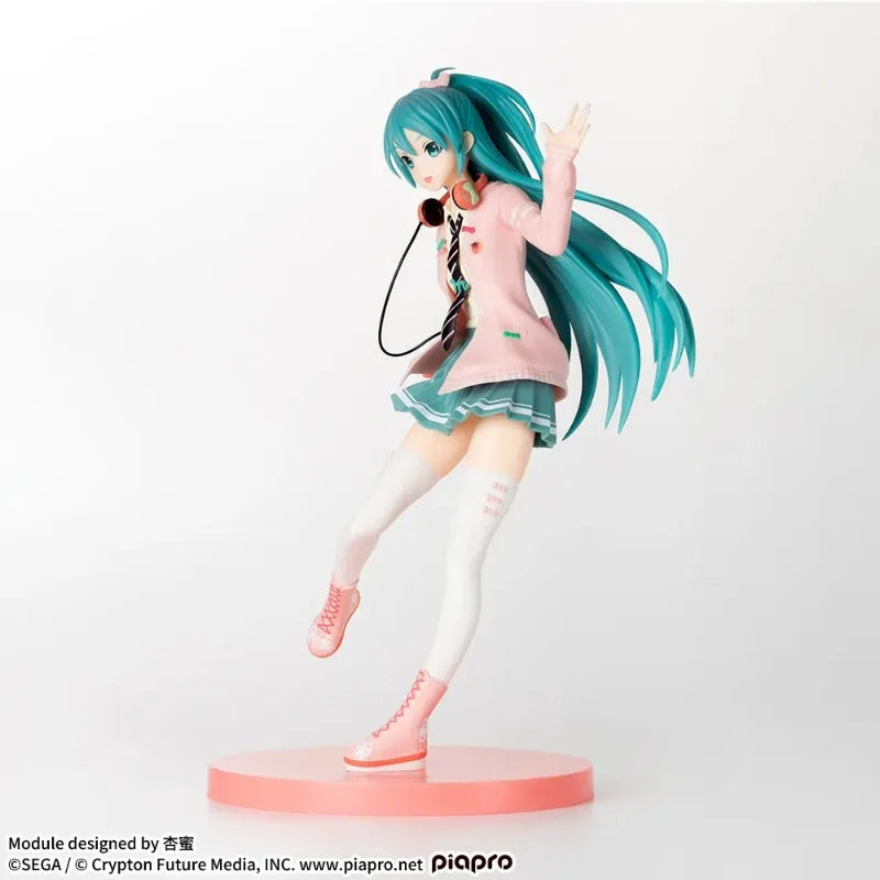 SEGA Original Hatsune Miku Project DIVA Arcade Future Tone Hatsune Miku SPM Figur Ribbon Girl Ver 24cm Modell Spielzeugfigur