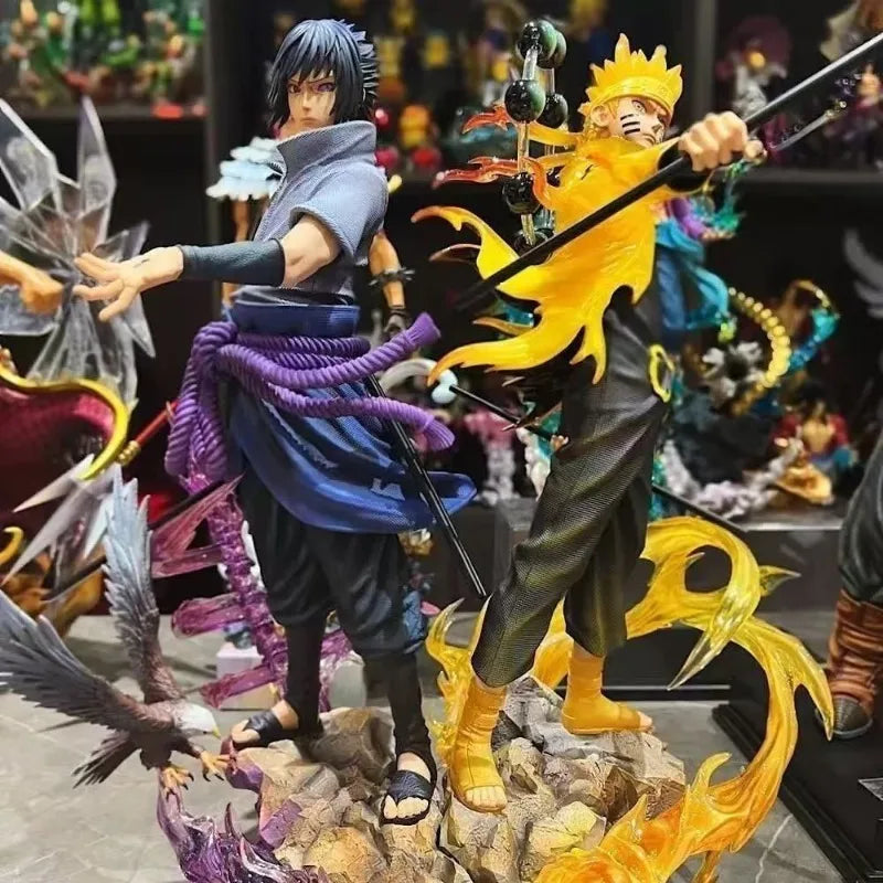 Neues Modell Hypoxia Uzumaki Naruto Uchiha Sasuke Ninja GK Peripherie-Ornamente Trendy Play Geburtstagsgeschenk Anime Figur Modell Puppe