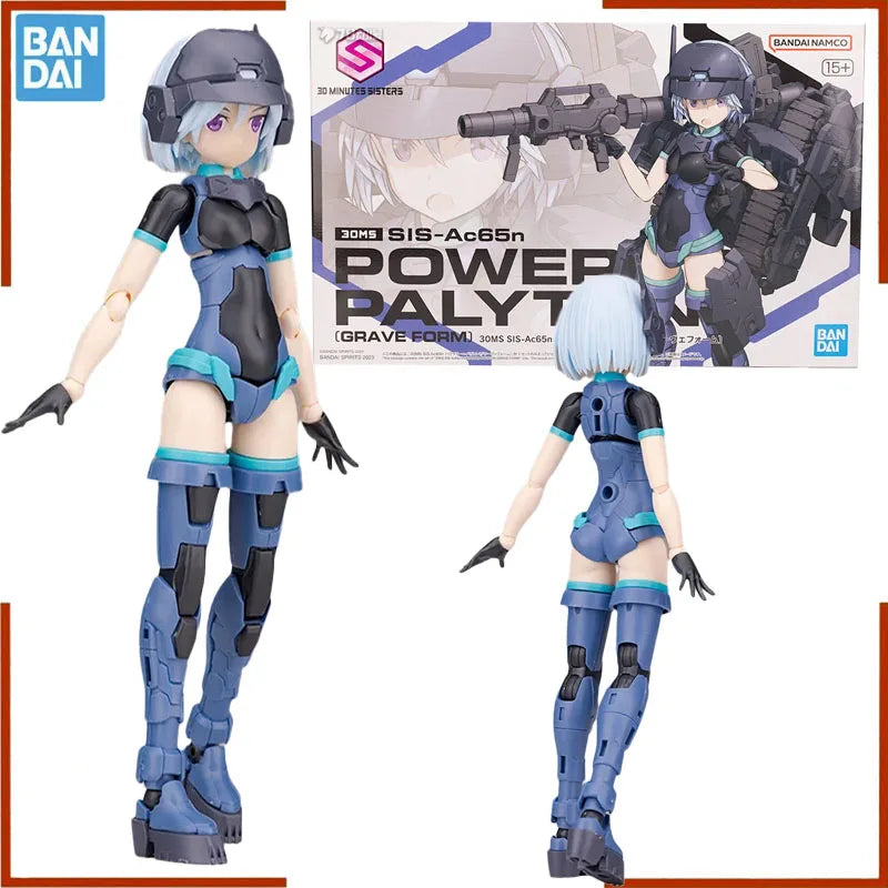 Bandai Original Genuine 30MS SIS-Ac65n POWER PALYTON (GRAVE FORM) Anime Model Toys Action Figure Gifts Collectible Ornaments