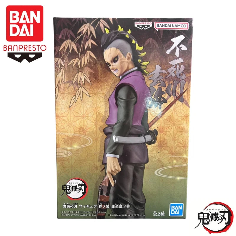 В наличност Bandai Original Banpresto Demon Slayer 44 Tokitou Muichirou Shinazugawa Genya Action Figure Модел на кукла Съвсем нова в кутия