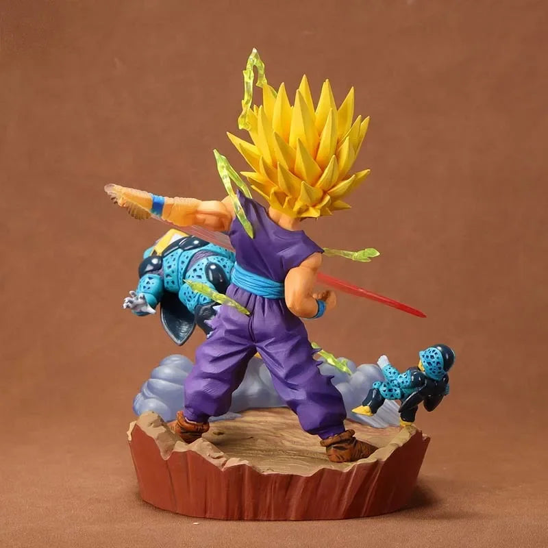 Bandai Original Figuarts Zero Dragon Ball Z Cell Arc Super Saiyan 2 Gohan Anime Action Figure Model Toy Gift