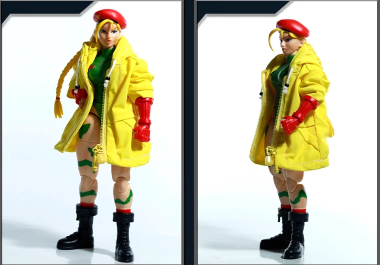 JLDZ Jada Toys 1/12 Female Soldier Cammy Yellow Coat Model Accessories Fit 6'' Action Figure Body In Stock