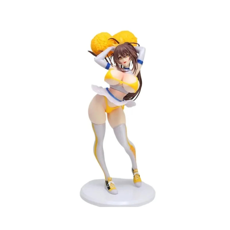 Anime Girl Figure Ornament, Cheerleader Standing Pose Anime Figure Model, Collectible Gift