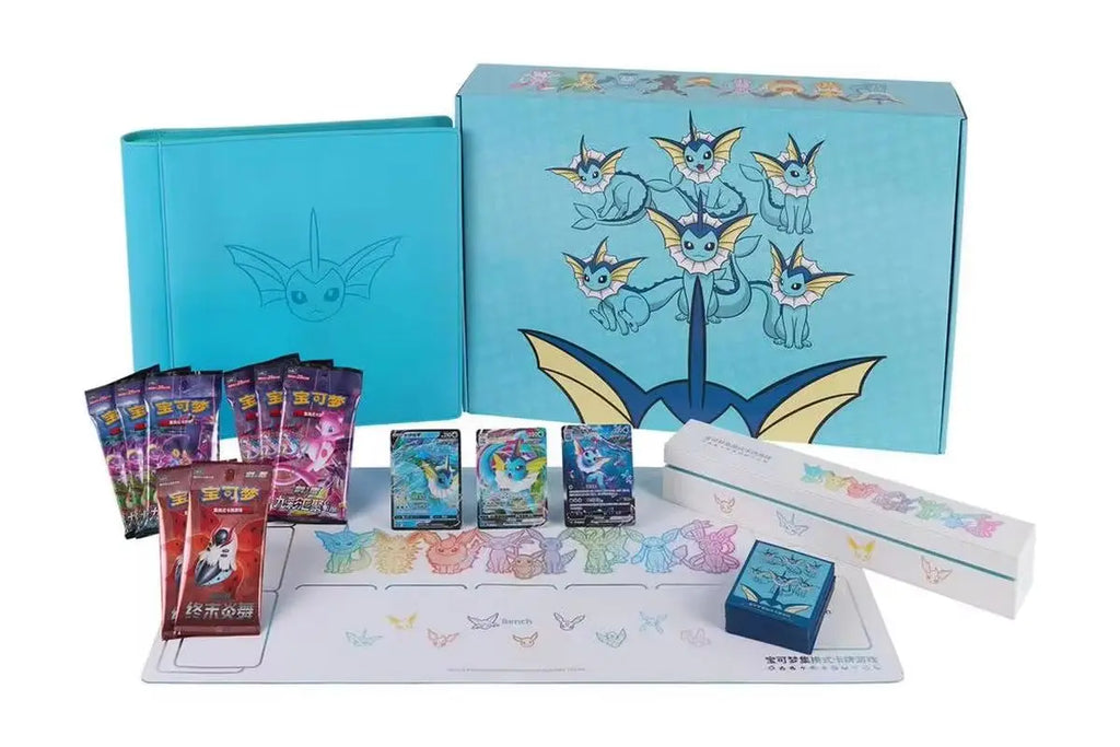 New Original Pokemon Tcg Eevee Cards Collection Simplified 6.0 Advanced Ptcg Special Toys Edition Custom Set Customized Box Gift