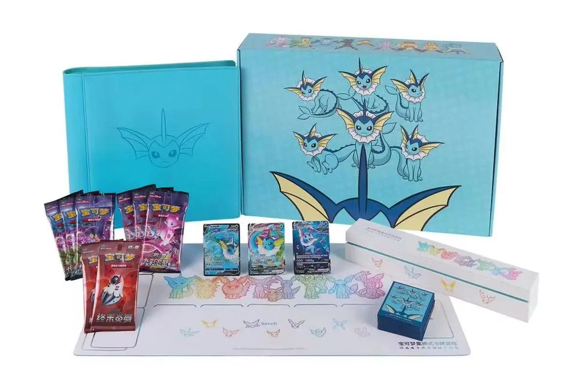 New Original Pokemon Tcg Eevee Cards Collection Simplified 6.0 Advanced Ptcg Special Toys Edition Custom Set Customized Box Gift