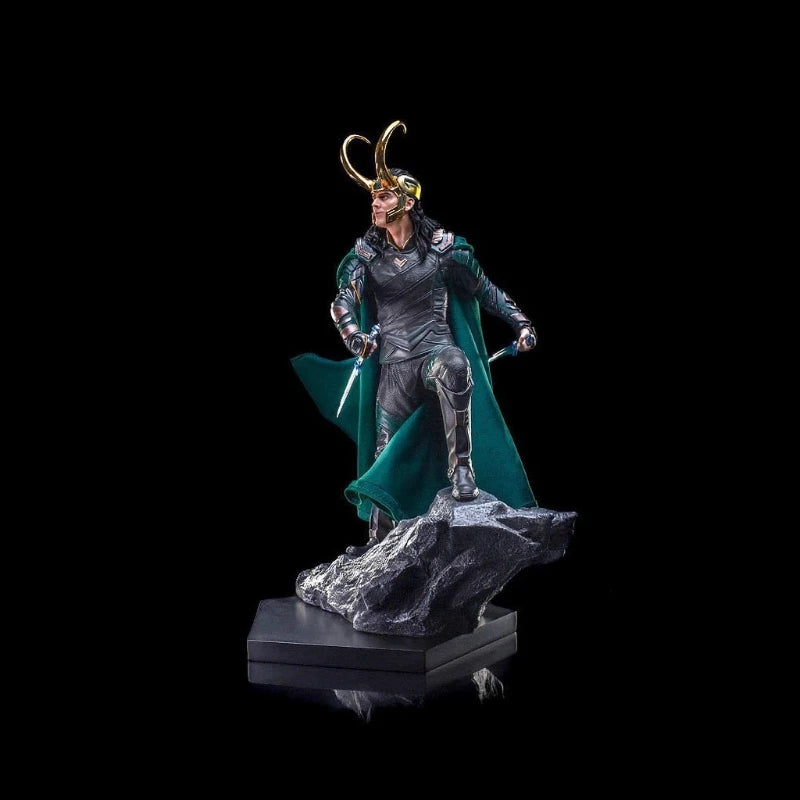 Marvel Loki Statue 1/10 Scale Thor Ragnarok Battle Scene Action Figure Desktop Decoration For Marvel Movie Fans And Collectors