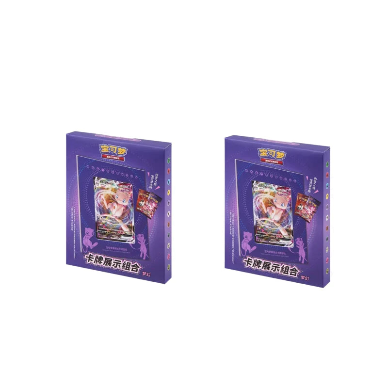 In Stock Original Chinese Version Pokes Trading Card Game Ptcg Eevee Show Photo Frames Gift Box Desktop Decoration Birthday Gift